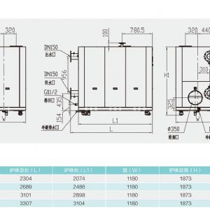 全預(yù)混超低氮鑄鋁鍋爐1400/2100/2500/2800